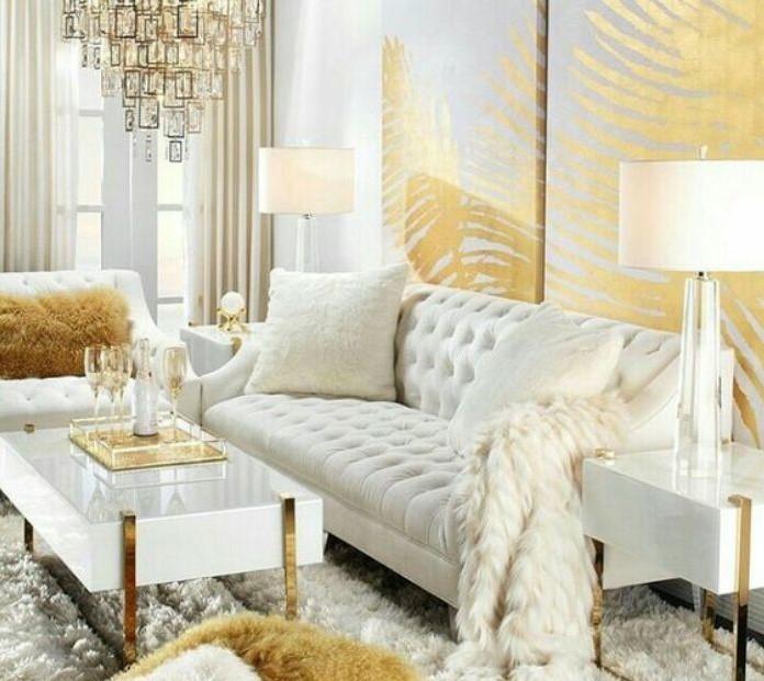 White Couches and Luxury Designs