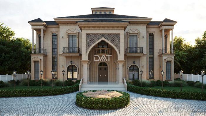 Mediterranean Classic Villa Design in Sharjah