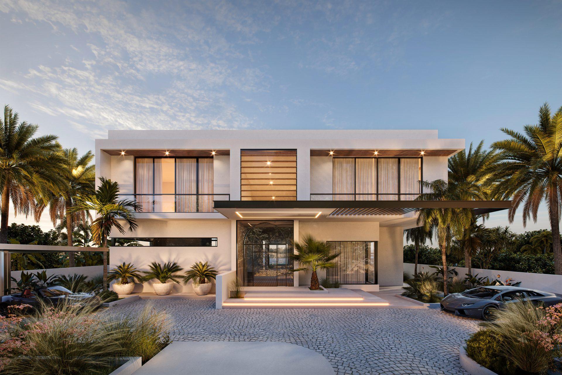 Modern Villa in Dubai by DAT Engineering Consultancy