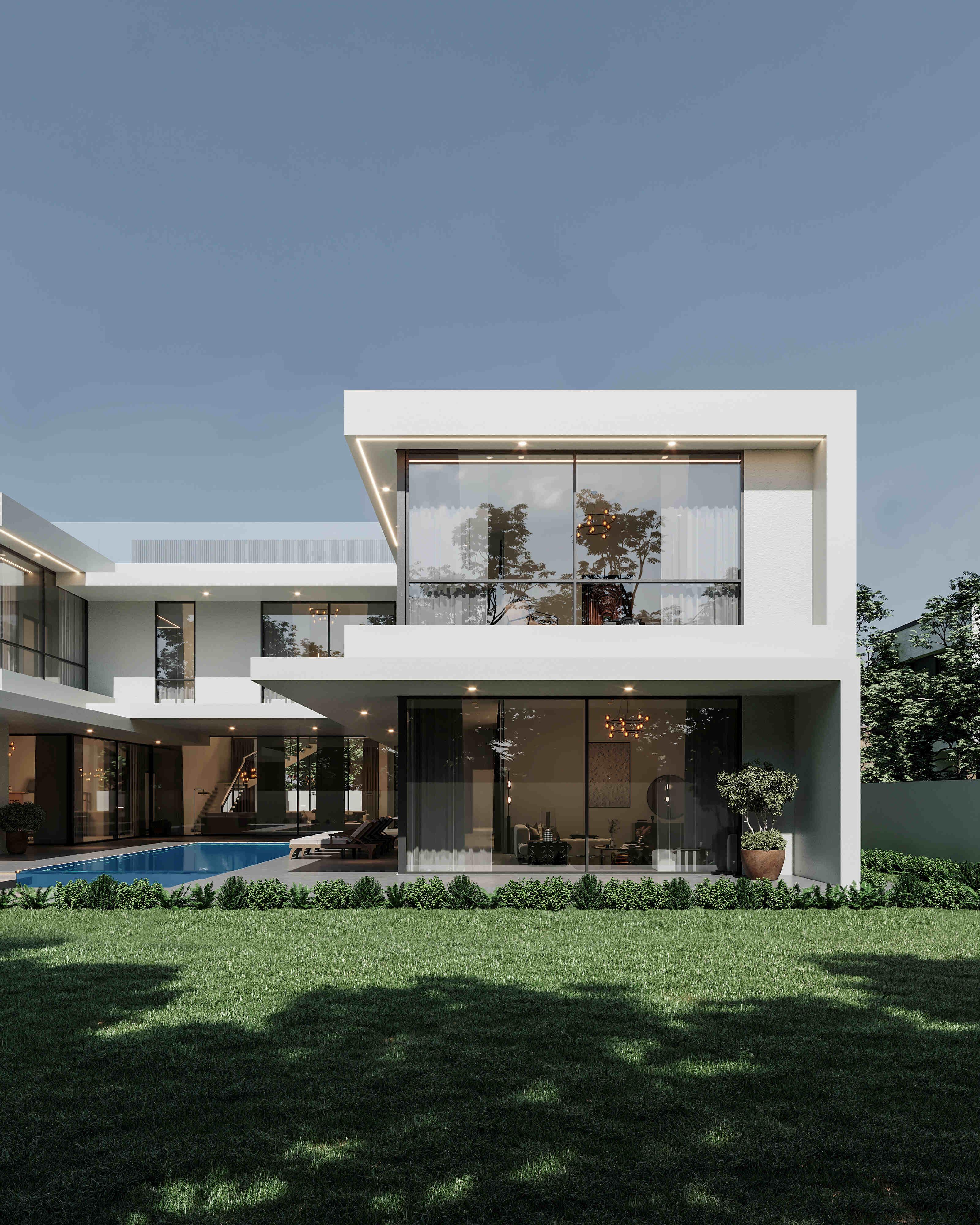 Modern White Villa